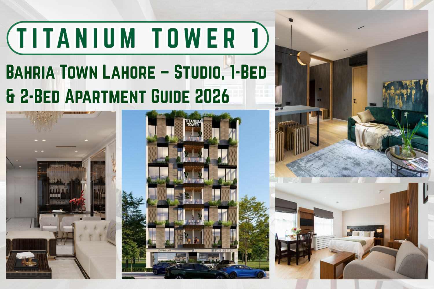 Studio apartments in Bahria Town Lahore