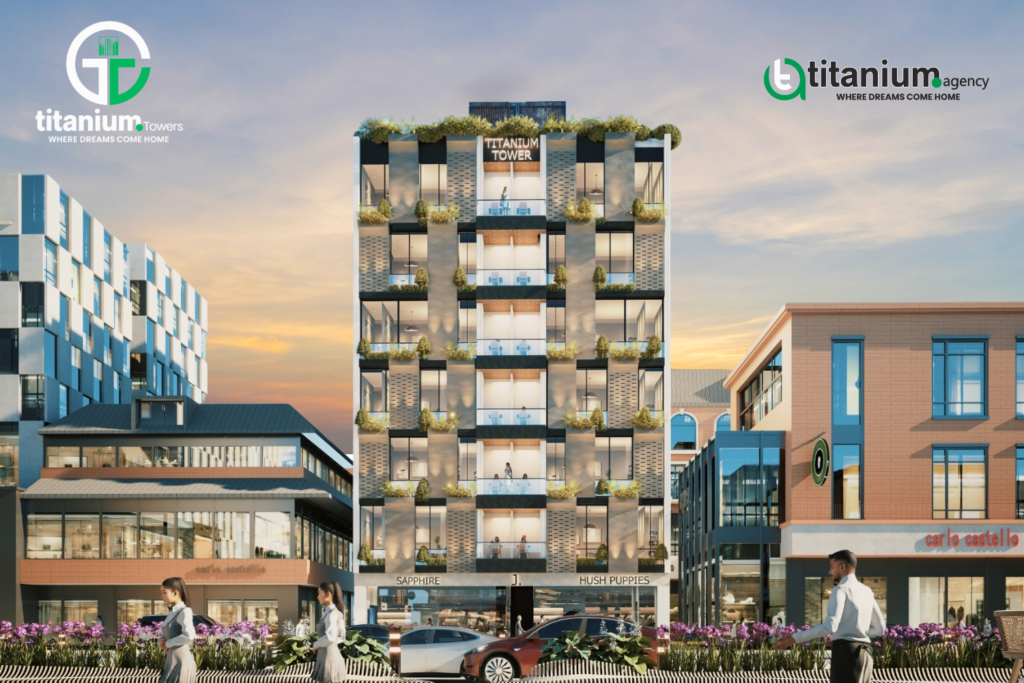 Titanium Tower Lahore modern high-rise apartments in Bahria Town