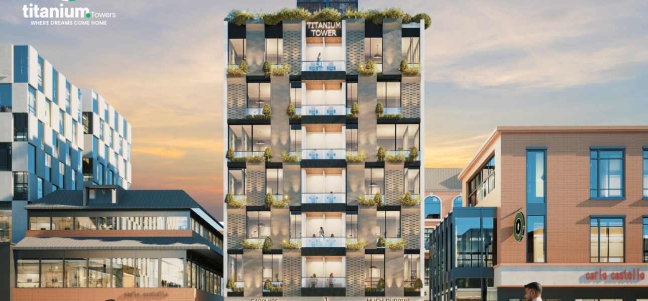 Titanium Tower Lahore modern high-rise apartments in Bahria Town